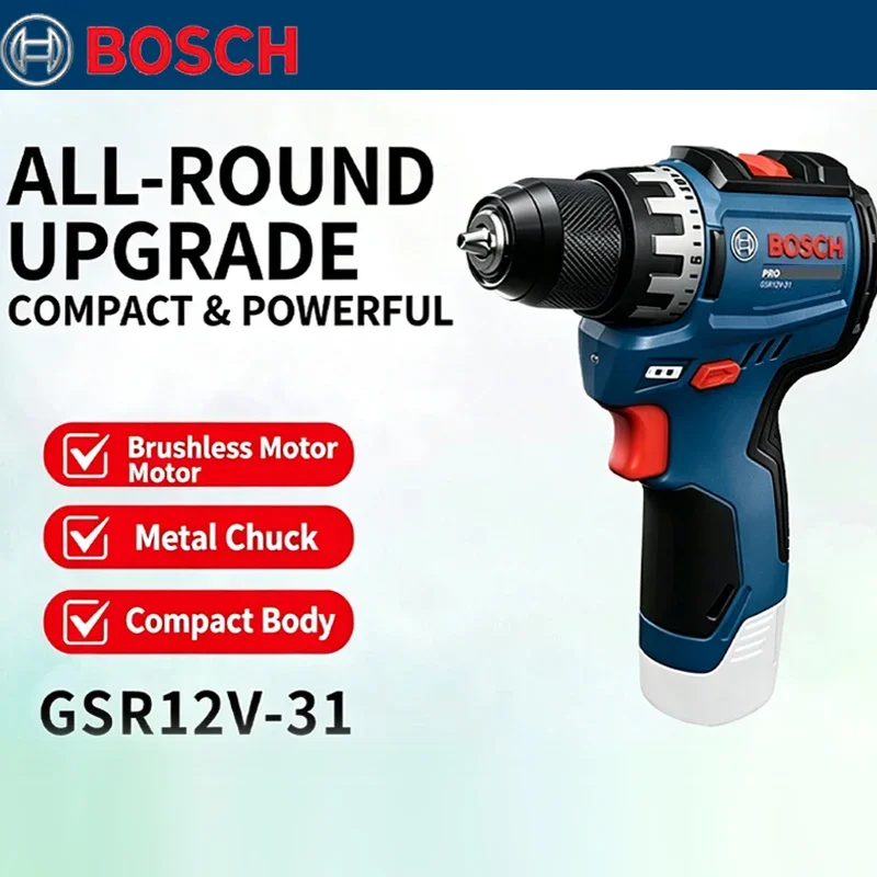 Woodworking Drill - Furadeira Elétrica Sem Escovas Bosch GSR
