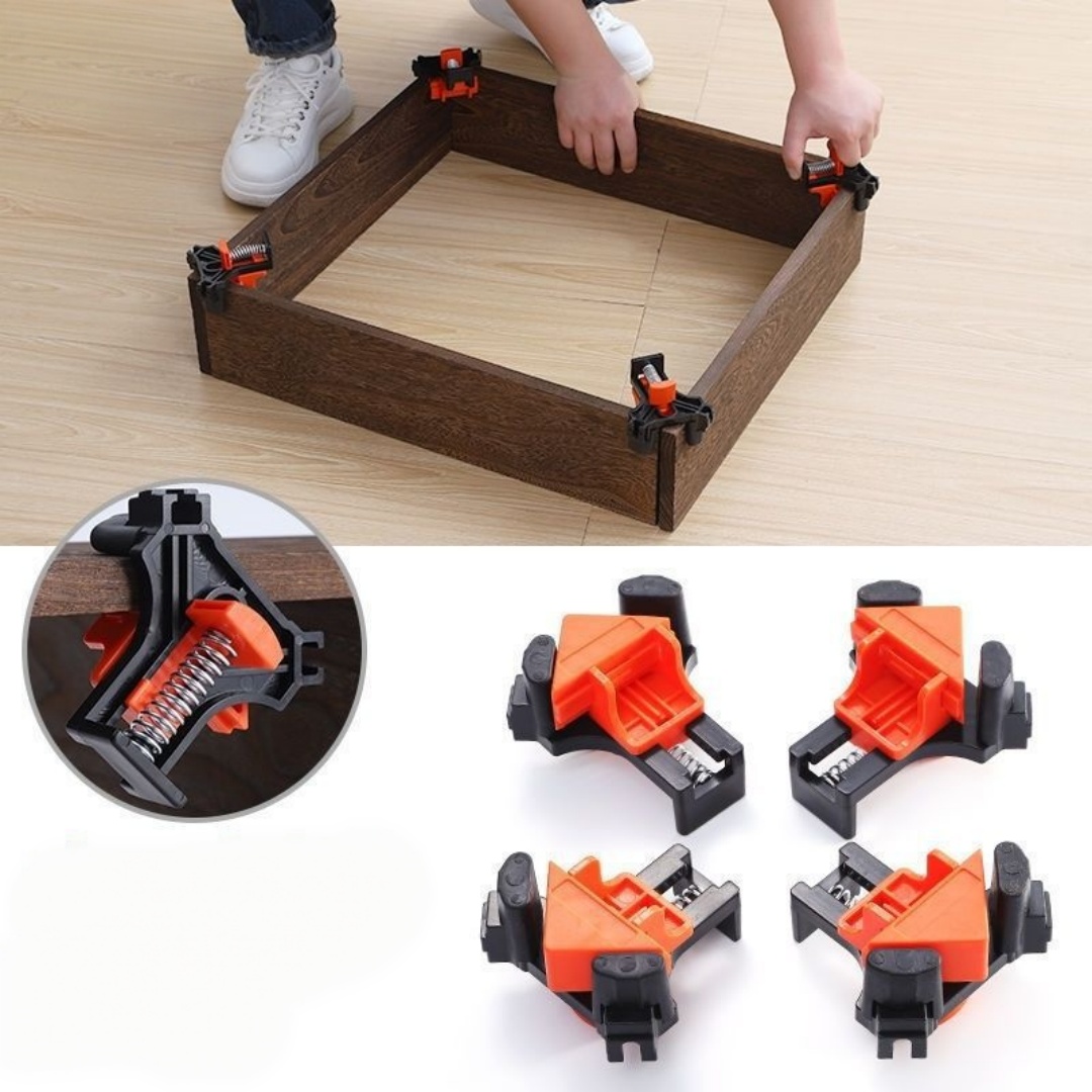 Woodworking Product - 4 peças 90 ° Grampo de