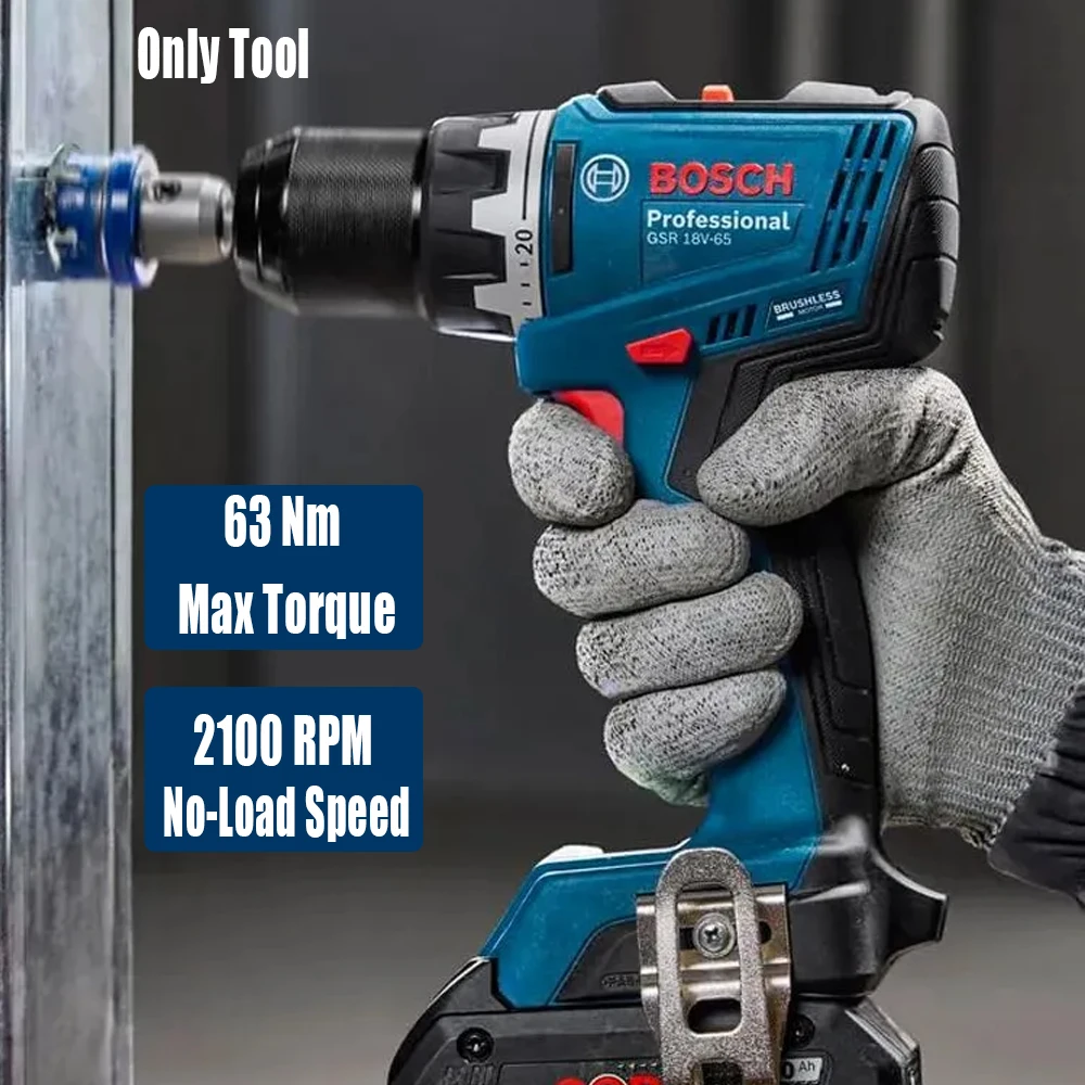 Woodworking Drill - Furadeira Elétrica Sem Escovas Bosch GSR