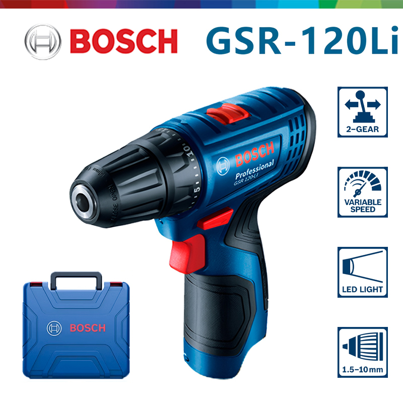 Woodworking Drill - Furadeira Elétrica Bosch GSR 120-LI 12V