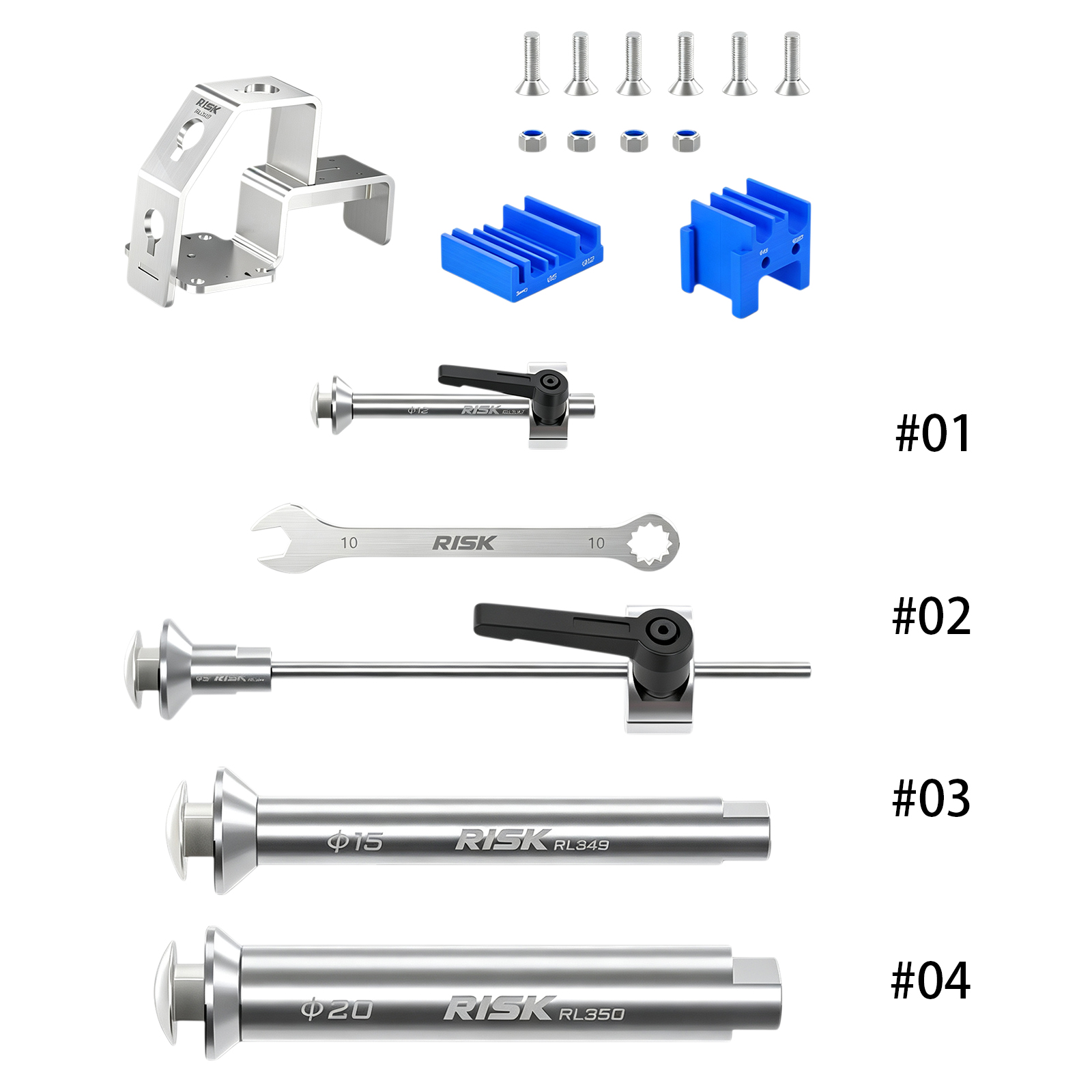 Woodworking Vice Quick Release - Suporte de Roda de Bicicleta em