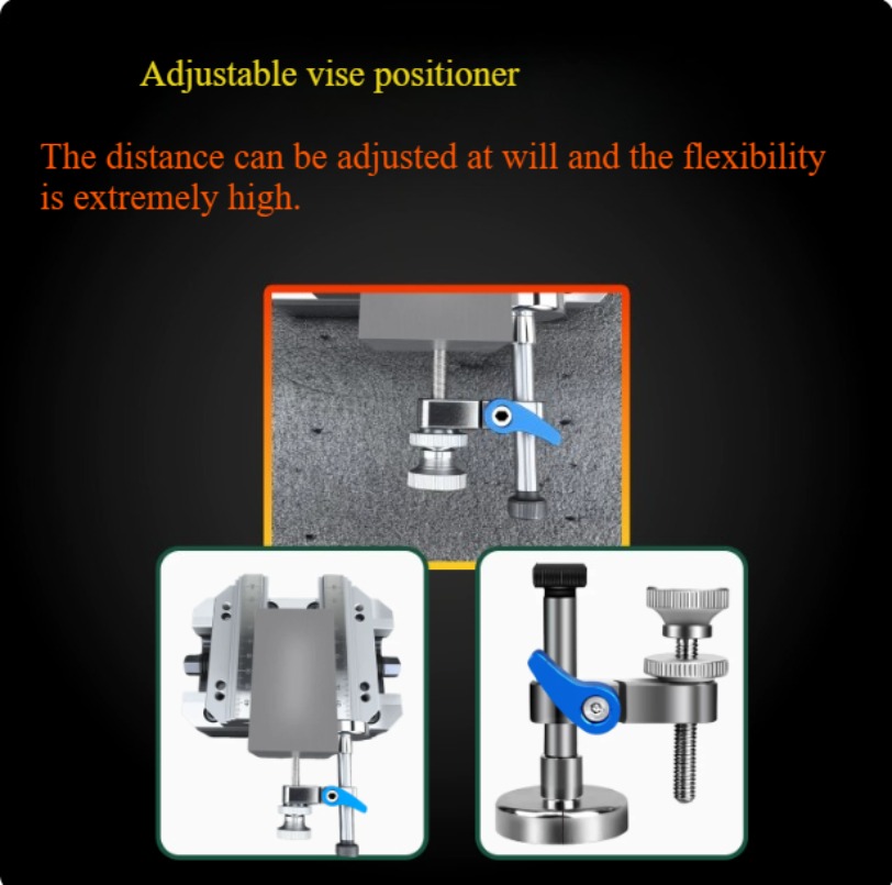 Woodworking Front Vise - Localizador de Peças CNC com Sucção