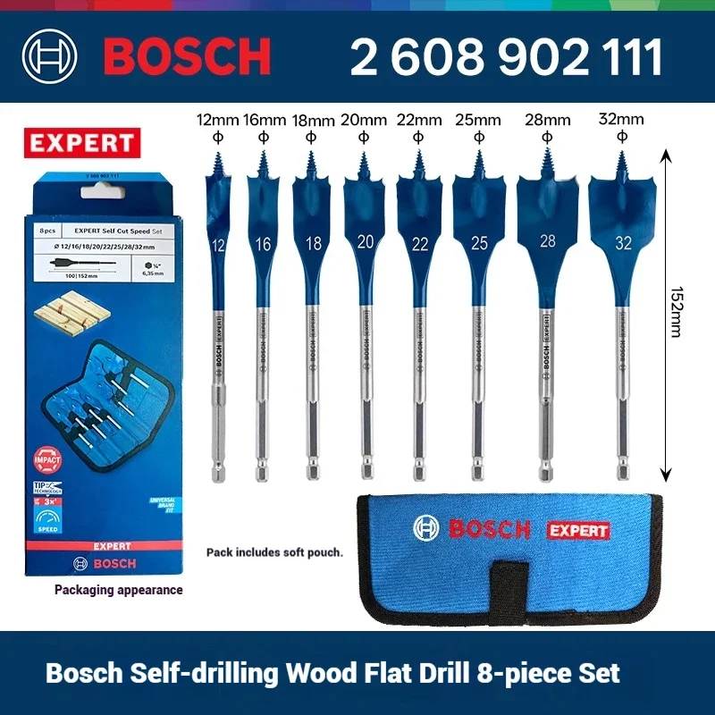 Woodworking Drill - Conjunto de Brocas Bosch EXPERT Self