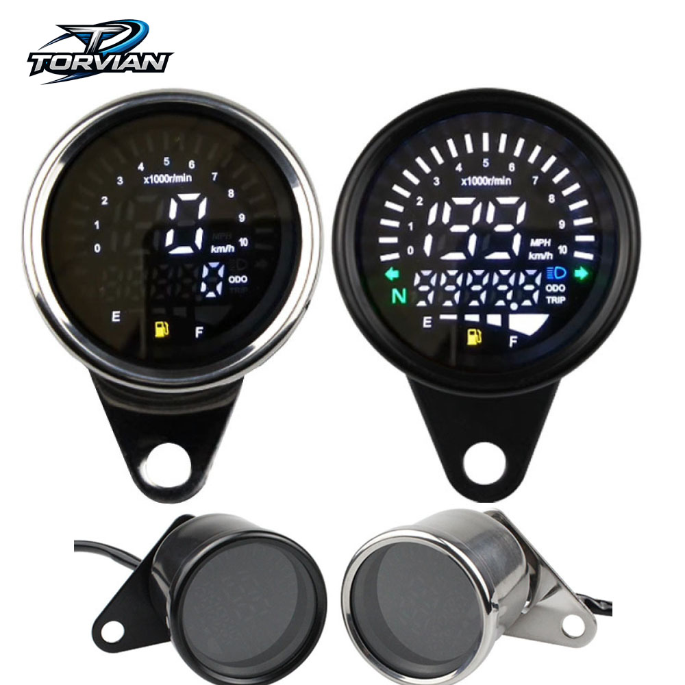 Marking Gauge Tool - Velocímetro Digital Universal Torvian para Motocicletas,