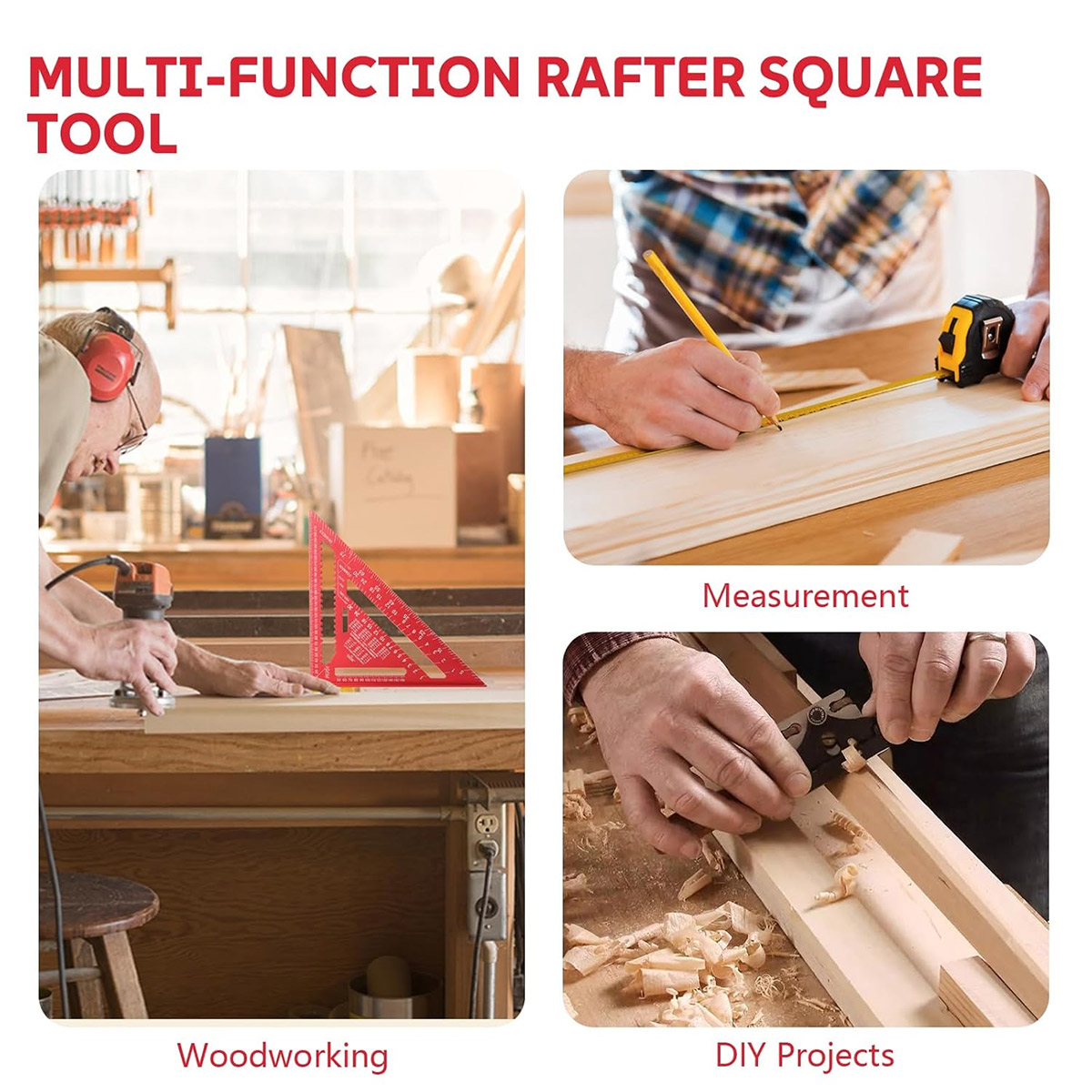 Régua Triangular de Alta Preci - Woodworking Product avaliação e preço