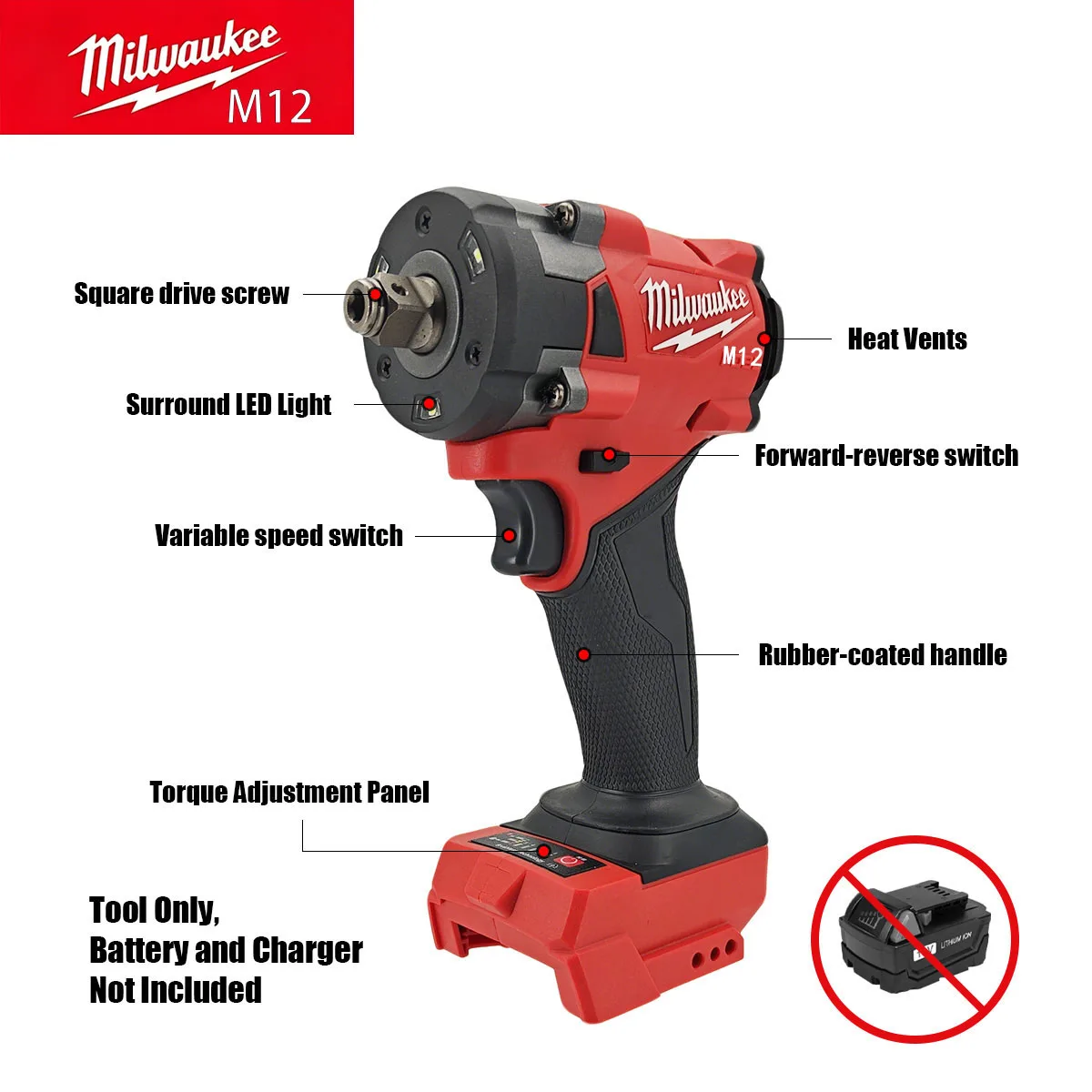 Chave de Impacto Elétrica Sem  - Milwaukee Drill M12 Fuel avaliação e preço
