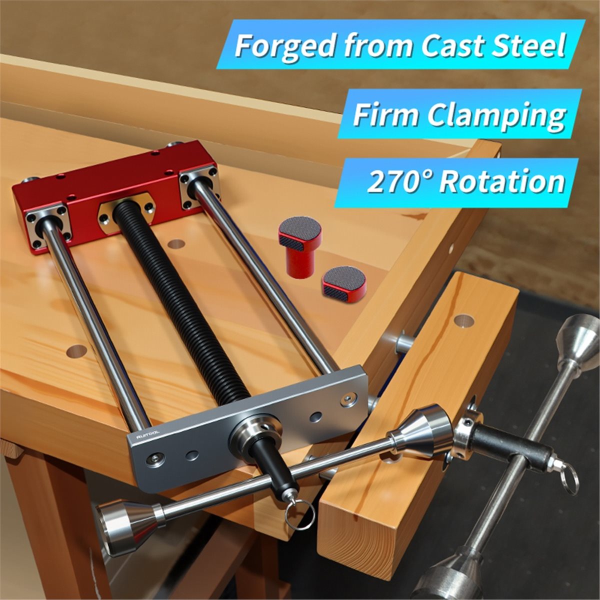 Conjunto de 4 Grampos de Banca - Woodworking Front Vise avaliação e preço