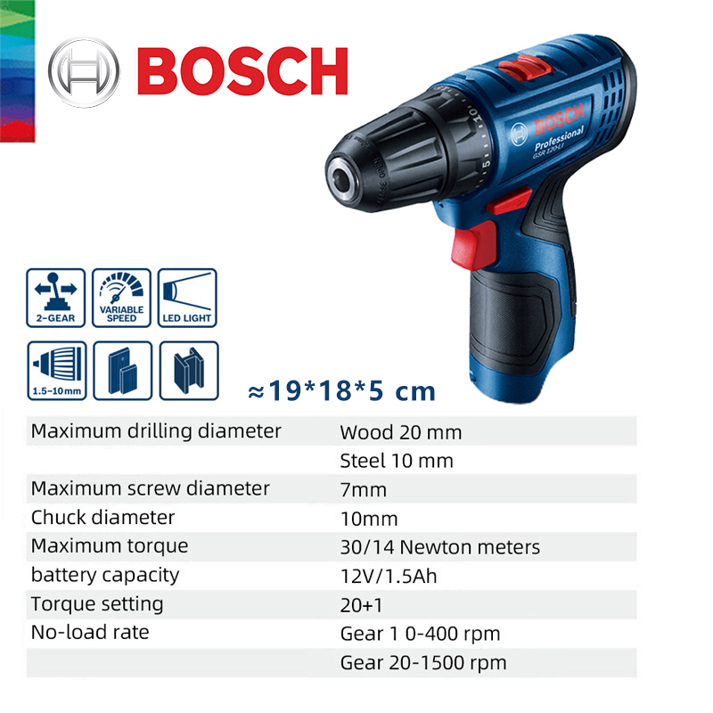 Furadeira Elétrica Bosch GSR 1 - Woodworking Drill avaliação e preço
