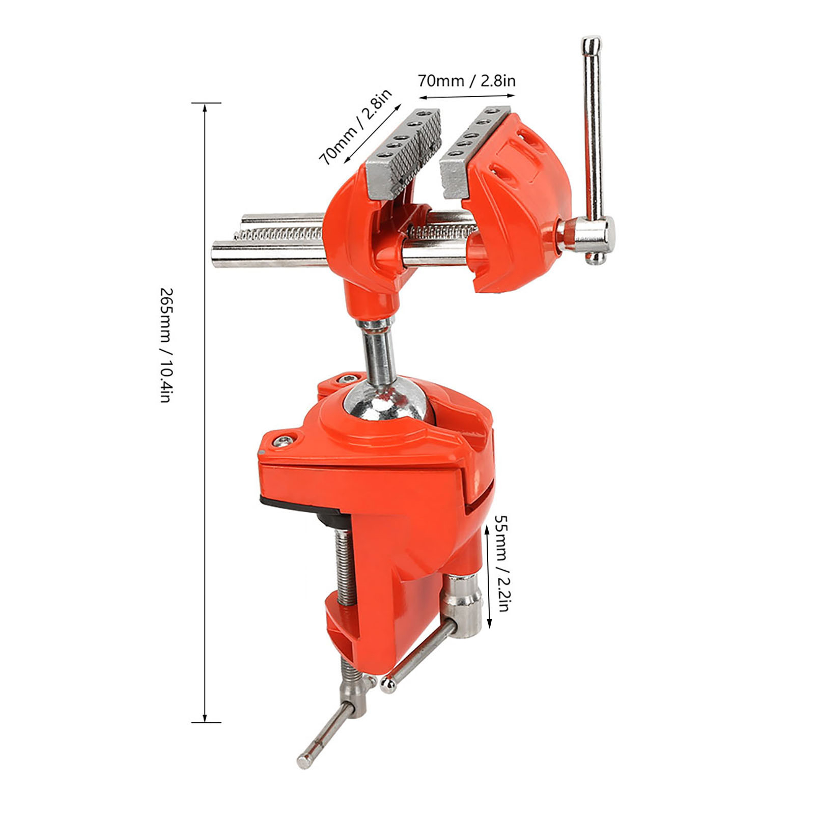 Mini 360 ° Torno de braçadeira - Woodworking Front Vise avaliação e preço