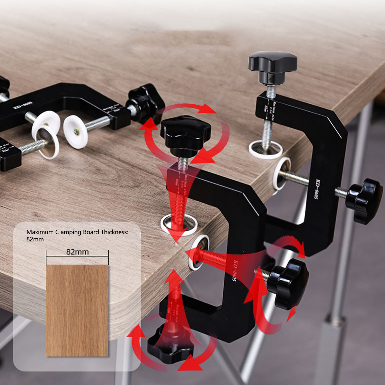 Grampo em G de 3 vias, liga de - Woodworking Edge avaliação e preço