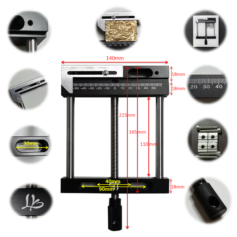 Morsa de Bancada Plana de Liga - Woodworking Vice Quick Release avaliação e preço